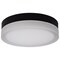 Nuvo Pi, 11 Inch LED Flush Mount, Black Finish, Frosted Etched Glass, CCT Selectable, 120 Volts 62/569 - alternate 6